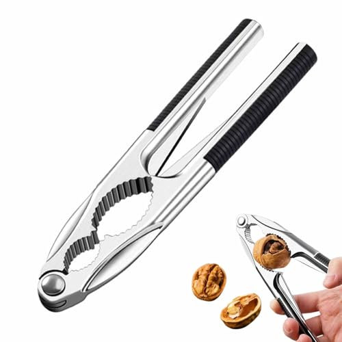 1PCS Nutcracker Pecan Cracker Nut Opener Lobster Cracker with Non Slip Grip, Metal Nut Cracker Tool for All Sorts of Nuts,15.5 cm