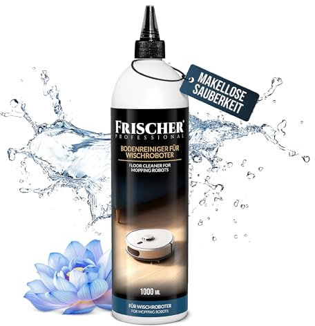 FRISCHER PROFESSIONAL Wischroboter Reinigungsmittel für Reinigungsstationen (1l Flasche) | Verlängert die Lebensdauer der Absaugstation | Schaumarmes Bodenreiniger Konzentrat