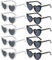 10 Stück Herz Sonnenbrille,Herz Brille Ist Praktisch Und Sonnenbrille Sehr Modisch,Herzchen Brille Für Jeden Geeignet,Herzbrillen Für Partys Hochzeiten Und Andere Einstellungen (Schwarz Und Weiß)