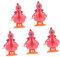 Warmhm Clockwork Rabbit Toy Wind up Hopping Chicken Boys and Girls Party Toys Fun Decorative