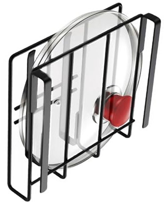 Organiseur pour planches à découper, support mural pour plateaux, porte-plateaux suspendus, porte-couvercles pour casseroles | organisateur en acier inoxydable sous meuble pour plaques de cuisson