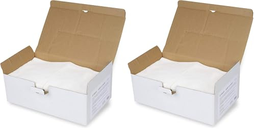 SemyTop Top Spezial-Putztuch in Spenderbox, weiß, 32 x 38 cm, 100 Tücher per Box, 2er Pack (1 x 1 Stück)