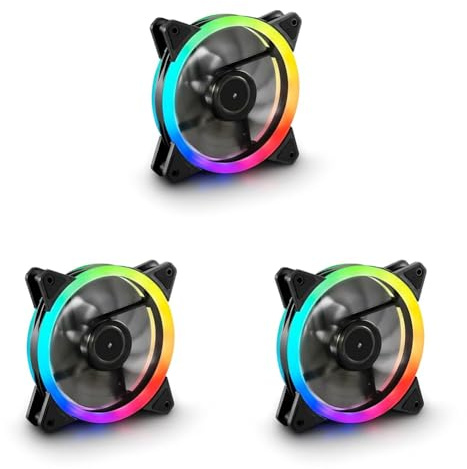 Sharkoon Gehäuselüfter SHARK Blades RGB Fan (Packung mit 3)