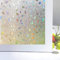 Zindoo Sichtschutzfolie Fenster 3D Fensterfolie Ohne Kleber Dekorfolie Farbeffekt unter Licht Sichtschutzfolie Anti-UV 45X200CM