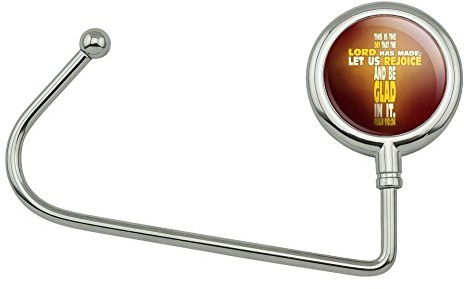 GRAPHICS & MORE This is Day Lord Made Bible Cross Psalm Purse Bag Hanger Holder Hook