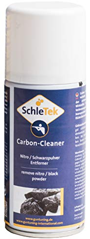 SchleTek Carbon Reiniger gegen hartnäckige Rückstände im Waffenlauf - 150 ml Pumpspray