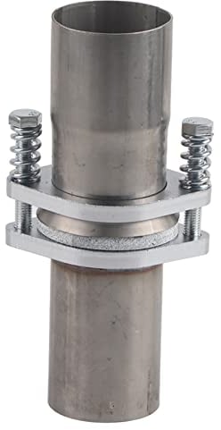 Scarico tubo flangiato, kit universale per tubi di riparazione flangia bullone molla di scarico rapido 2.5 in acciaio universale
