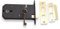 Horizontal mortice sash/Bath 6 Lock Suitable for Replacement of The Union 2077 (3 Lever Lock, Brass)