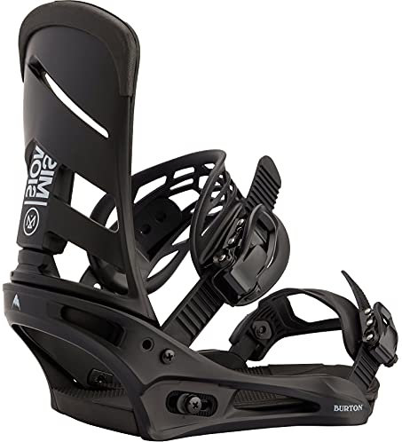 Burton Mission Mens Snowboard Bindings Sz M (8-11) Black