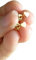 Kleine Herz Gold Edelstahl goldfarbene Ohrringe, Liebe, Herzen, antiallergisch ohrringe