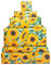 Central 23 - Blumen Geschenkpapier Blatt - Sonnenblumen - Blau und Gelb Geschenkpapier - 6 Blatt - Für Frauen Männer Geburtstage Kinder - Recycelbar
