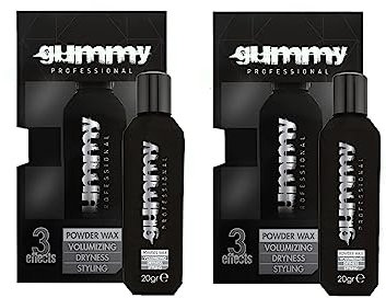 Gummy Powder Wax, 20 g, Mattifying Volume Hair Styling, Powder Wax, Pack of 2