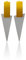 Nature Rebel BiColor Ohrringe Damen 925 Silber und 14Karat Gold Statement Ohrstecker Geo Minimal Design Gebürstet