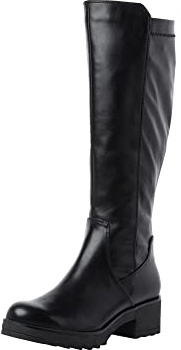 Marco Tozzi Damen 2-2-25606-29 Kniehohe Stiefel, Black, 38 EU