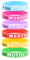 LOY Loops Motivationsarmbänder Inspirierende Silikon Armbänder Gummi Armbänder 6-teiliges Armbandset für Herren und Damen, Sport-Party-Dekoration-Geschenk Grösse: Erwachsene / Adult / Teens