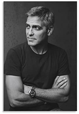 Shenywell Wanddeko Poster Poster mit George Clooney (George Clooney), Kunstposter 50x70cm Kein Rahmen