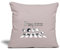 Spreadshirt Peanuts Friends Abbey Road Kissen mit Füllung 45 x 45 cm, One Size, helles Taupe