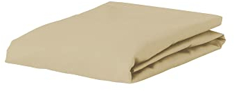Essenza Spannbettlaken The Perfect Organic Jersey Fern Yellow 90-100 x 200-220 cm