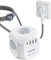 LENCENT Cube rallonge électrique multiprise 2M avec 4 Prises AC, 3 USB et 1 Type C, Fiche Plate, Protection Contre Les surtensions avec Interrupteur pour Cuisine, Bureau, Tressé Câble