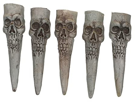 Toyvian 5st Falscher Nagelsatz Fingernägel Für Cosplay Maskerade Nagelrequisiten Gruselige Hexennägel Zombie-nagelabdeckungen Hexenfinger Kostüm Zombie-Finger Bilden Plastik Marionette