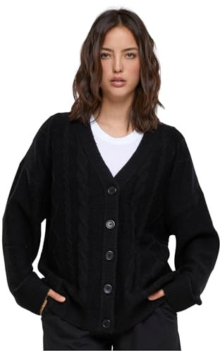 Urban Classics Damen Ladies Cabel Knit Cardigan