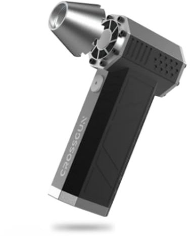 Crossgun® | Mini Ventilateur Turbo Jet | Ultrapuissant 120 000 TR/Min | Autonomie 2h | Silencieux | Léger 300gr