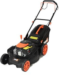 Feider Tondeuse Thermique Auto-tractée, Moteur 170 Cm³ RATO, Largeur de Coupe 51 Cm, Mulching, Éjection Arrière et Latérale, Bac de Ramassage 60 L, FTDT5173VS