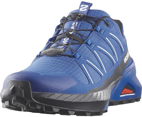 Salomon Men’s Speedcross Peak Trail Running Shoes, Lapis Blue/Black/White, 48 EU