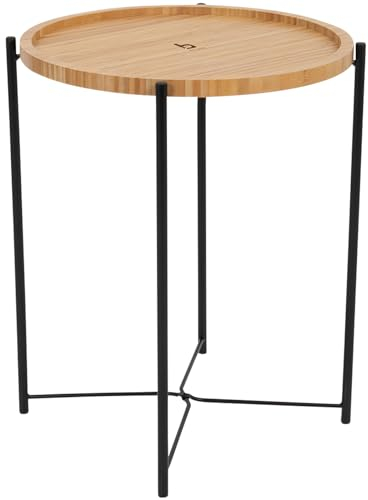 Bo-Camp Campingtisch Beistelltisch Carnaby L Tablett BBQ Klapptisch Bambus Holz