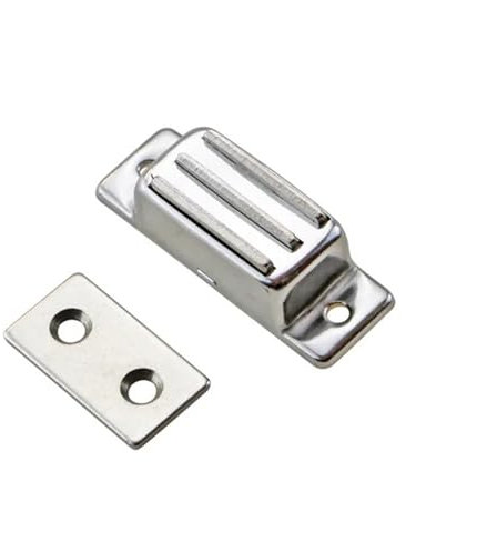 Magnetisches Saugschloss aus Edelstahl mit starkem seitlichem Saugschloss, elektrisches Schranktürschloss, Steckdose, 1 Stück(DK618-4)