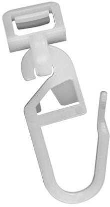 Fix Gardinengleiter Faltengleiter für Gardinen und Profilschienen mit 6-6,5mm Laufnut/Profilschlitz - 50pcs