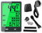 YARNOW Fahrrad Stoppuhr Telefonhalter für Tachometer kabelloser fahrradcomputer kabellose fahrradcomputer Wasserdichter Fahrrad-Kilometerzähler Wasserdichter Kilometerzähler Black