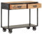 SXJEQOC Side Table Konsolentisch Schmal Stubentisch Kleiner Tisch - Konsolentisch 90x35x74 cm Altholz Massiv für Wohnzimmer Küche Flur Vorzimmer