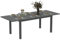 Outsunny Gartentisch Erweitert Aluminium 160/220x90 cm Wetterfest Balkontisch, rutschfest Buffettisch Campingtisch für 6-8 Personen, Outdoor Essisch für Garten, Terrasse Balkon Grau