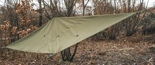 BW Mehrzweckplane Spezialkräfte Tarp RAL7013 (Gr. 2,80 x 3,00)