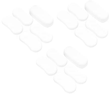 SHINEOFI 15Piezas Pastillas De Amortiguación Para Inodoro De Transparente Instalación Protección Arañazos y Ruido Para Baños