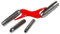 Sharplace Strumento per giunzioni in muratura, tagliagiunti per pareti, stabile da 1/2, 5/8, 3/4, 7/8, utensile per rifinitura da, Rosso