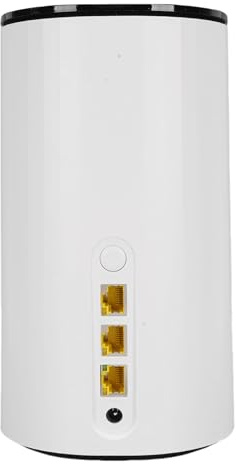 Plyisty Router CPE 5G con 4,67 Gbps OFDMA Tecnologia, Porte WiFi WAN WiFi LAN di Grado Commerciale, 50 Dispositivi Collegabili, Slot di Scheda SIM in Tempo (Spina europea)