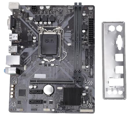 Bewinner H310M-S2 Motherboard LGA 1151, M-ATX for 8th/9th Gen I9 I7 I5 I3, DDR4 32GB Dual Channel, PCIe 3.0, M.2 Slot, Home Office, Gaming PC