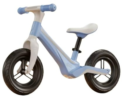 HOUOOFVA Laufrad ab 2 Jahre, Kleinkind-Laufrad mit Licht für 2 3 4 5 6 Jahre alte Kinder, Trainingsspielzeug Fahrrad für Outdoor-Aktivitäten, Blau