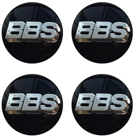 4 Pièces Autocollants Cache Moyeu pour BBS 80MM Jante Enjoliveur de Centre de Roue de Voiture Autocollant de Badge Voiture Accessoires,B1
