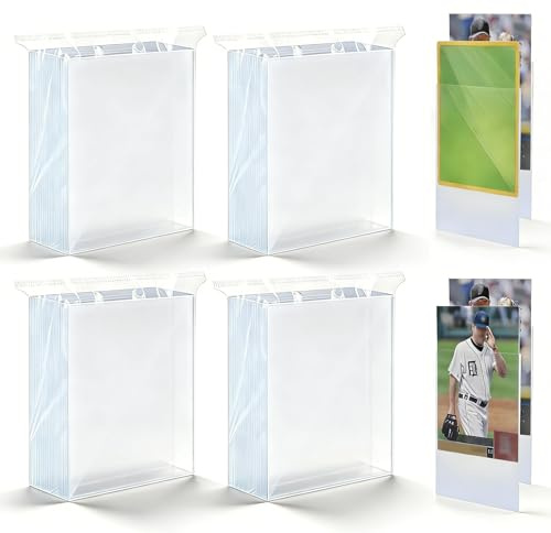 400Pcs Clear Trading Card Sleeves 66x91mm Standard Size Protector | Plastic Fit for MTG Football Sports Game Cards Card Sleeves