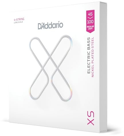 D'Addario XS Beschichtete Basssaiten XSB45100, 45-100, 4-String