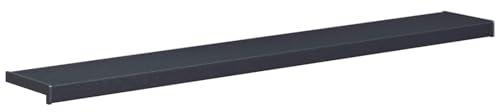 vidaXL Fensterbank Anthrazit mit Holzmaserung 140 x 20 x 4,5 cm PVC