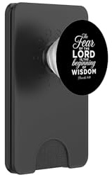 Proverbios 9:10 El temor del Señor Sabiduría Biblia Escritura PopSockets PopWallet para MagSafe