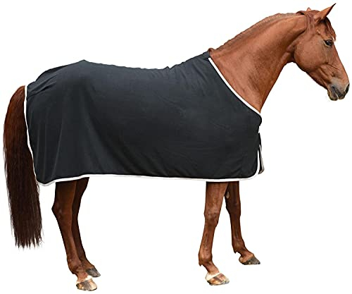 Covalliero Kerbl Fleecedecke Economic, schwarz, 1 Stück (1er Pack)
