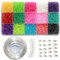 Ewparts 3mm Mini Glasperlen für DIY Armband Art & Jewellery-Making, Perlen Zum Auffädeln Perlenschnur Making Set, Fadeless Farbe (Color in Beads)