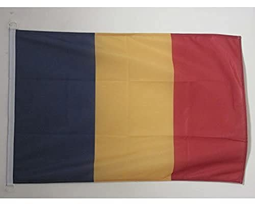 AZ FLAG Bootflagge Tschad - 45x30 cm - Tschadische Bootsfahne 30 x 45 Cm Marine Flaggen - Flaggen
