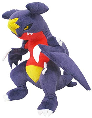 Sanei Pokemon Plush Toy All Star Collection PP116 Garchomp Peluche (S) Carchacrok Knakrack