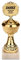 BRUBAKER Pokal - goldene Trophäe mit Marmorsockel - Geschenkidee um Danke zu Sagen - Motiv: Danke - Auf Dich kann Man Sich verlassen